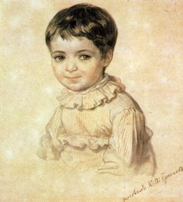 Portrait de Maria Kikina comme un enfant Portrait de Maria Kikina comme un enfant