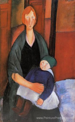Femme assise avec enfant (maternité) Femme assise avec enfant (maternité)
