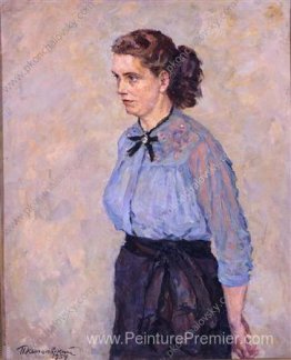 Portrait d'Albina Feliksovna Zhukova Portrait d'Albina Feliksovna Zhukova
