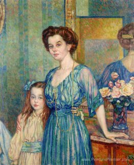 Madame von Bodenhausen avec sa fille Luli Madame von Bodenhausen avec sa fille Luli