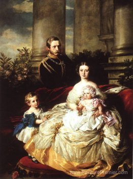 L'empereur Frederick III d'Allemagne, roi de Prusse avec son épo L'empereur Frederick III d'Allemagne, roi de Prusse avec son épo