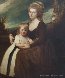 Frances Bankes (1756–1847), Lady Brownlow, avec son fils, l'hono Frances Bankes (1756–1847), Lady Brownlow, avec son fils, l'hono