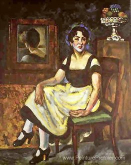 Portrait d'une femme avec miroir Portrait d'une femme avec miroir