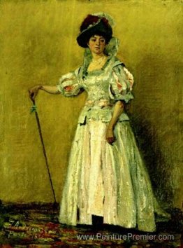Portrait de femme dans un costume Portrait de femme dans un costume