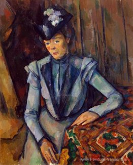 Femme en bleu. Madame Cezanne Femme en bleu. Madame Cezanne