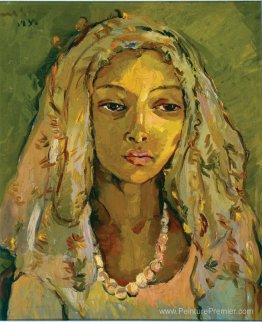 Portrait d'une jeune fille malaise Portrait d'une jeune fille malaise