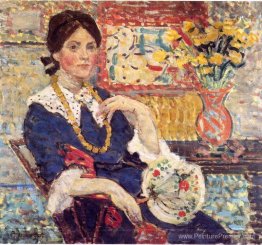 Portrait du Rouge de Mlle Edith King Portrait du Rouge de Mlle Edith King