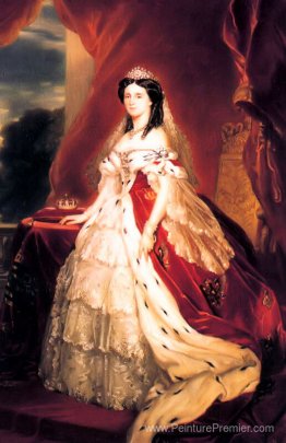Portrait d'Augusta de Saxe Weimar Eisenach Portrait d'Augusta de Saxe Weimar Eisenach