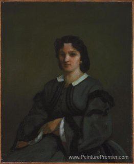 Femme avec des gants Femme avec des gants