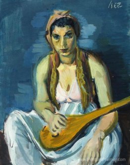 Odalisque avec mandoline Odalisque avec mandoline