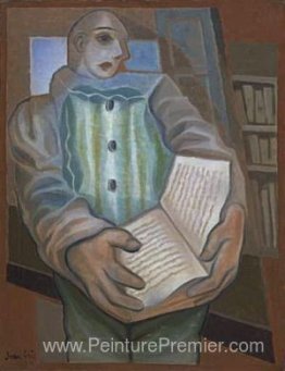 Pierrot avec livre Pierrot avec livre