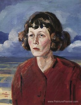 Portrait de la poétesse Maria Petrovykh Portrait de la poétesse Maria Petrovykh