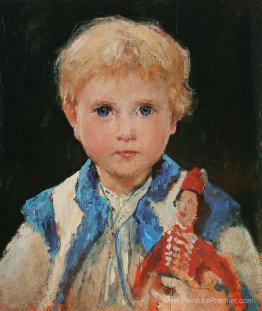 M?dchen mit Hampelmann (Marie Anker) M?dchen mit Hampelmann (Marie Anker)