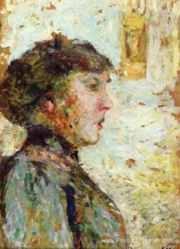 Portrait d'une femme de profil Portrait d'une femme de profil