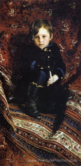 Portrait de Yuriy Repin, le fils de l'artiste Portrait de Yuriy Repin, le fils de l'artiste