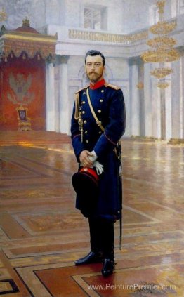 Portrait de Nicholas II le dernier empereur russe Portrait de Nicholas II le dernier empereur russe
