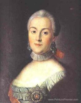 Portrait de la grande duchesse Catherine Alekseevna, future impé Portrait de la grande duchesse Catherine Alekseevna, future impé