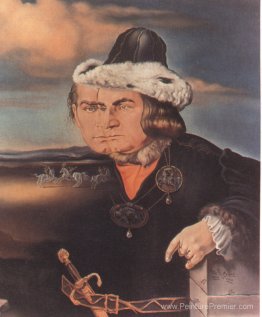 Portrait de Laurence Olivier dans le rôle de Richard III Portrait de Laurence Olivier dans le rôle de Richard III