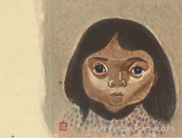 Naoko, portrait de la fille de l'artiste Naoko, portrait de la fille de l'artiste