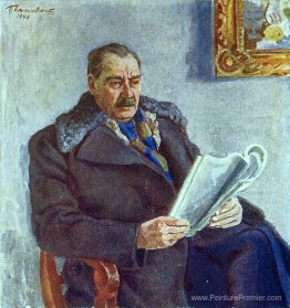 Portrait de Constantin Andreyevich Trenev Portrait de Constantin Andreyevich Trenev
