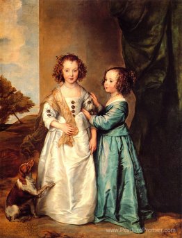 Portrait de Philadelphie et Elisabeth Cary Portrait de Philadelphie et Elisabeth Cary