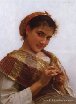Portrait d'une jeune fille au crochet Portrait d'une jeune fille au crochet