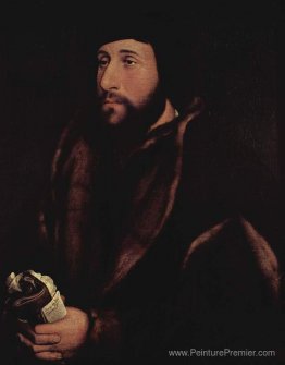 Portrait d'un homme avec une lettre et des gants Portrait d'un homme avec une lettre et des gants