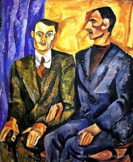 Portrait de P. Denike (Yuriev) et A. Pokrovsky Portrait de P. Denike (Yuriev) et A. Pokrovsky