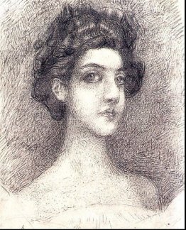 Portrait de Nadezhda Zabela-Vrubel Portrait de Nadezhda Zabela-Vrubel