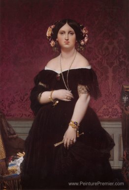 Portrait de Madame Moitessier debout Portrait de Madame Moitessier debout