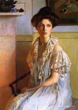Dame avec un bol de violettes Dame avec un bol de violettes