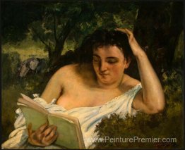 Une jeune femme lisant Une jeune femme lisant