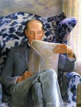 Le sergent de Thomas Perry lisant un journal Le sergent de Thomas Perry lisant un journal