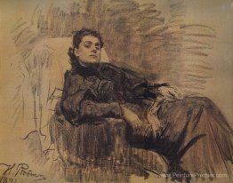 Portrait de l'actrice Eleonora Duse Portrait de l'actrice Eleonora Duse
