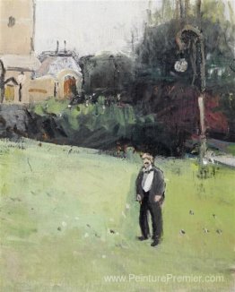 Homme dans le Tonhallengarten à Zurich Homme dans le Tonhallengarten à Zurich