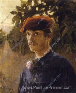 Portrait du frère de l'artiste, Maxim Petrovich, avec Cap Portrait du frère de l'artiste, Maxim Petrovich, avec Cap