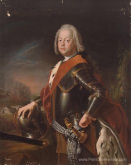 Portrait de Christian August, prince d'Anhalt Zerbst, père de Ca Portrait de Christian August, prince d'Anhalt Zerbst, père de Ca