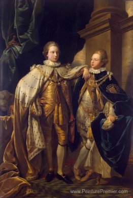 Portrait de George, Prince de Galles et Prince Frederick, plus t Portrait de George, Prince de Galles et Prince Frederick, plus t