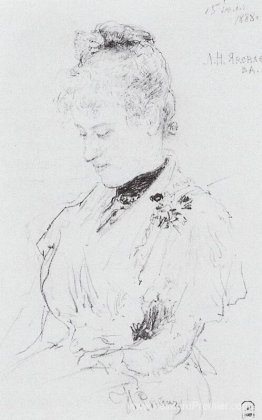 Portrait de L.N. Yakovleva Portrait de L.N. Yakovleva
