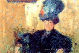 Portrait de demi-longueur de Mathilde Schoenberg Portrait de demi-longueur de Mathilde Schoenberg