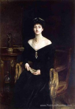 Portrait de Mme Ernest G. Raphael, née Florence Cecilia Sassoon Portrait de Mme Ernest G. Raphael, née Florence Cecilia Sassoon