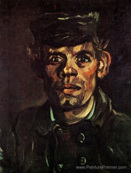 Tête d'un jeune paysan dans un capuchon Tête d'un jeune paysan dans un capuchon
