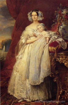 Helene-Louise de Mecklembourg-Schwerin, Duchesse d'Orléans avec Helene-Louise de Mecklembourg-Schwerin, Duchesse d'Orléans avec