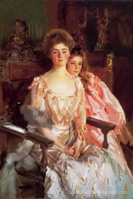 Mme Fiske Warren (Gretchen Osgood) et sa fille Rachel Mme Fiske Warren (Gretchen Osgood) et sa fille Rachel