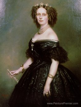 Portrait de la reine Sophie des Pays-Bas, née Sophie de Württemb Portrait de la reine Sophie des Pays-Bas, née Sophie de Württemb