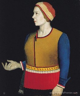 Portrait de la femme de l'artiste N.A. Malevich Portrait de la femme de l'artiste N.A. Malevich