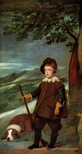 Prince Balthasar Carlos habillé en chasseur Prince Balthasar Carlos habillé en chasseur