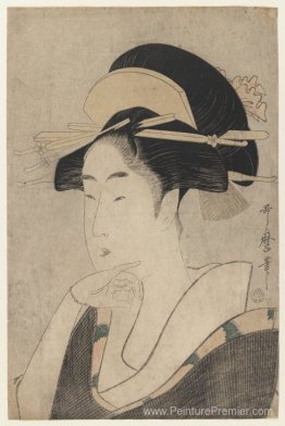 Grande tête et buste portrait de la beauté Grande tête et buste portrait de la beauté