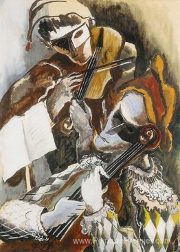 Violonistes des arlequins cachés Violonistes des arlequins cachés