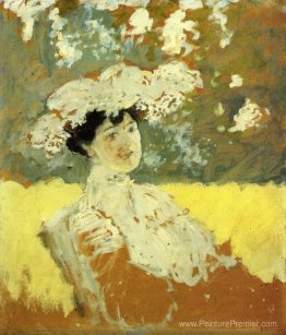 Femme avec un chapeau Femme avec un chapeau